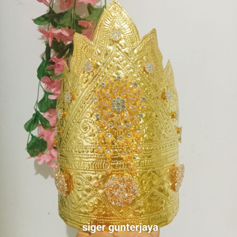siger Lampung laki-laki#mahkota adat Lampung murah