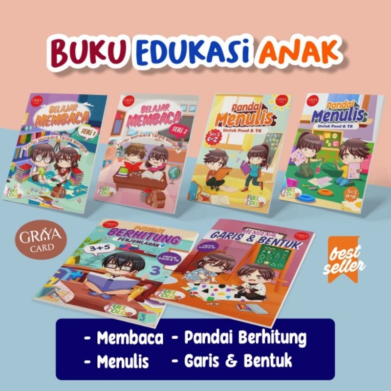 

BUKU ANAK | BUKU MENULIS | BUKU MEMBACA | BUKU BERHITUNG | EDUKASI ANAK