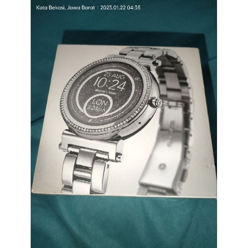 PRELOVED Jam michael kors SOFIE MKT 5020 silver smartwatch