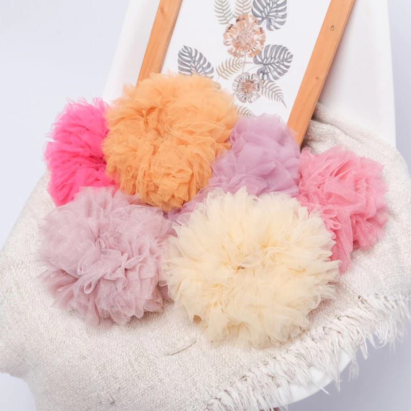 YZ7 Scrunchie Hijab Tille Jumbo Anti Pusing Warna Random