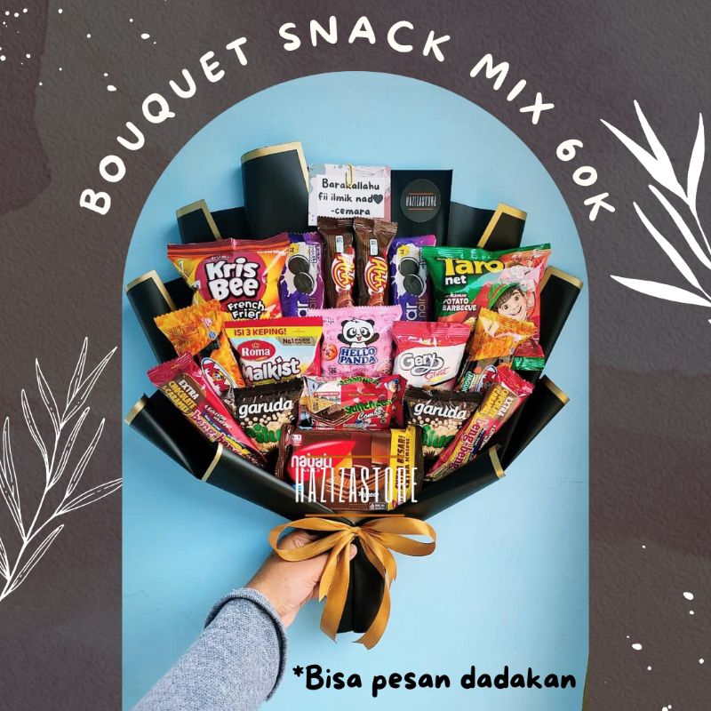 

buket (bouquet) snack 60k by nurrazzizah