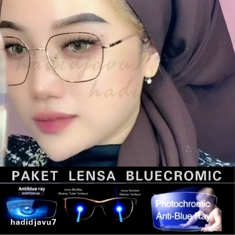 2885 KACAMATA FRAME + LENSA PHOTOCROMIC