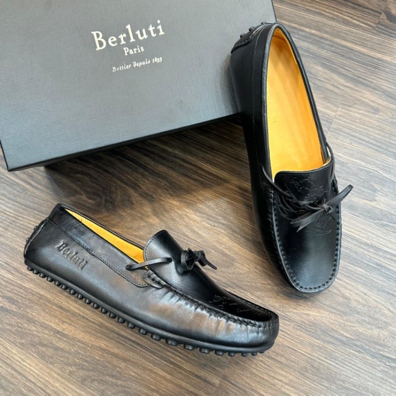 SEPATU CASUAL BERLUTI  LOAFER PRIA BRANDED LIKE ORIGINAL