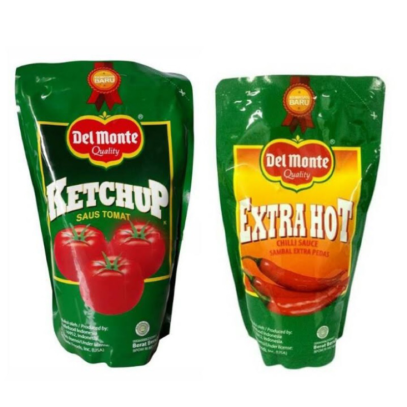

Saus Tomat & Extra Hot Delmonte Reffil 1kg