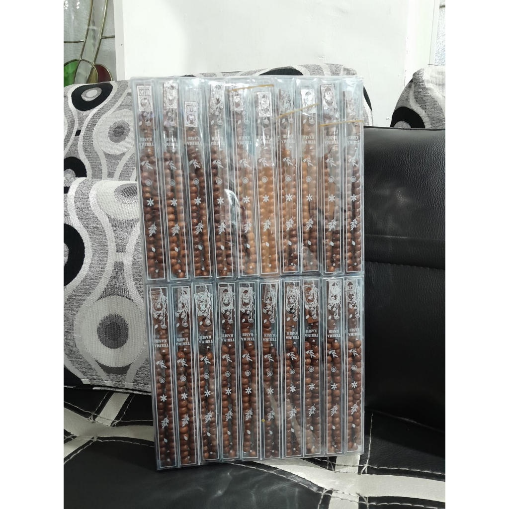 Promo Grosir murah 100 Pcs Tasbih Kayu  Free Kemas Mika