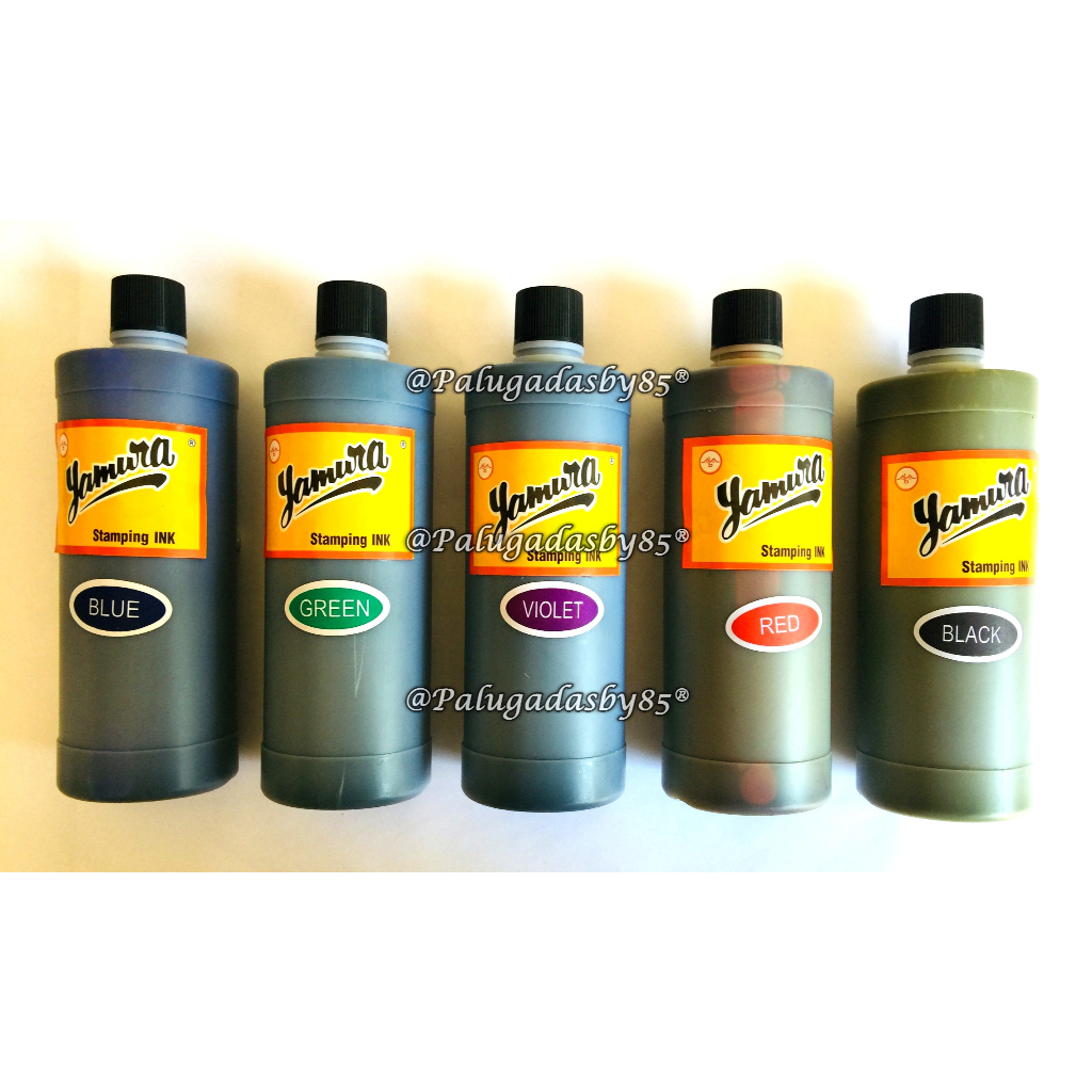 

(1 Botol) YAMURA Stamp Pad Ink 500 ml / Stamp Pad Ink Yamura 500 cc / Tinta Stamp Pad / Tinta Stempel / Tinta Kardus