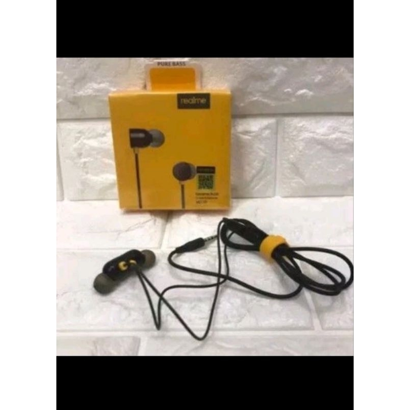 HF REALME BUDS MAGNETIC HEADSET REALMI BUDS HIGH QUALITY