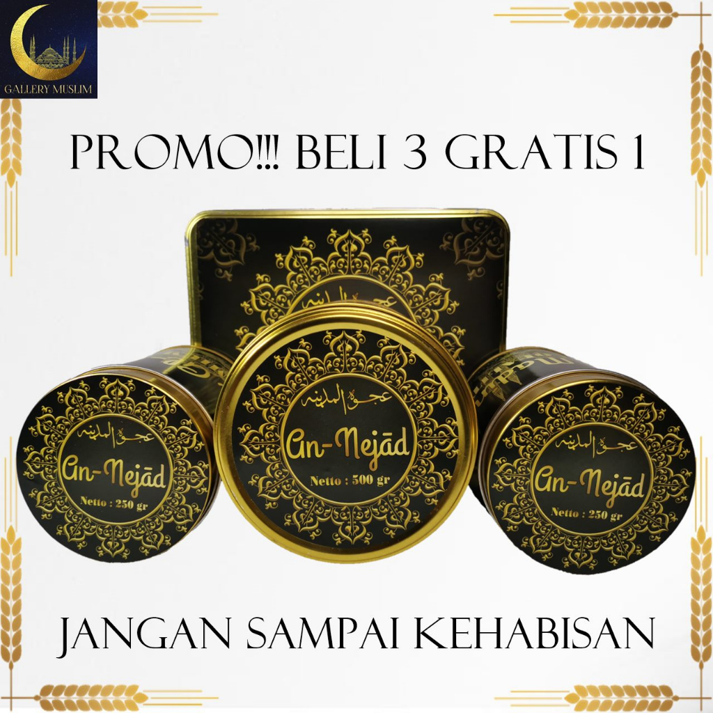 

KURMA AJWA PREMIUM BELI 3 GRATIS 1