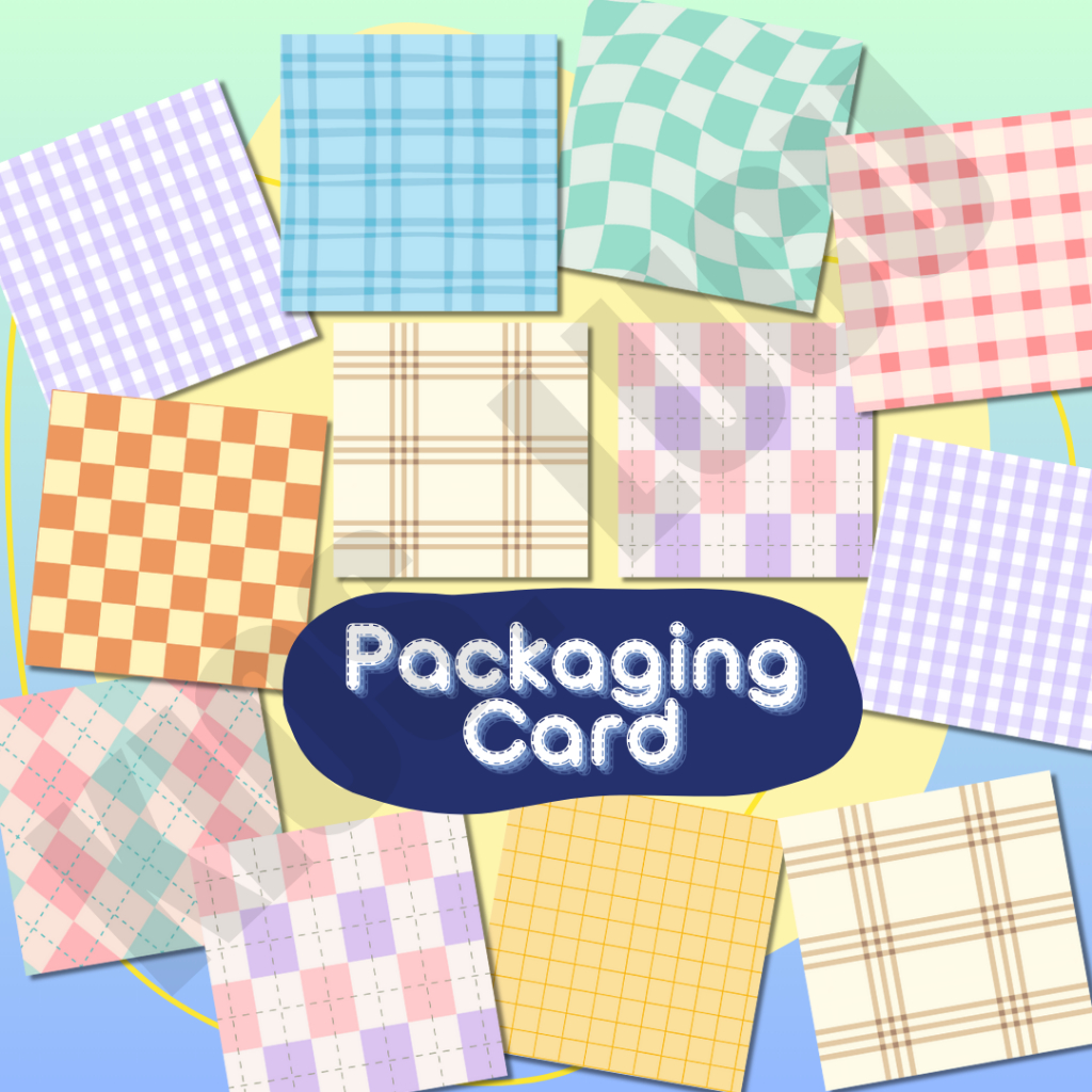 

Packaging Card ★ Grid Series ★ Accessories Paper ★ FREE PLASTIC ★ Cute Paper ★ Alas Kertas ★ Alas Kemasan Packing