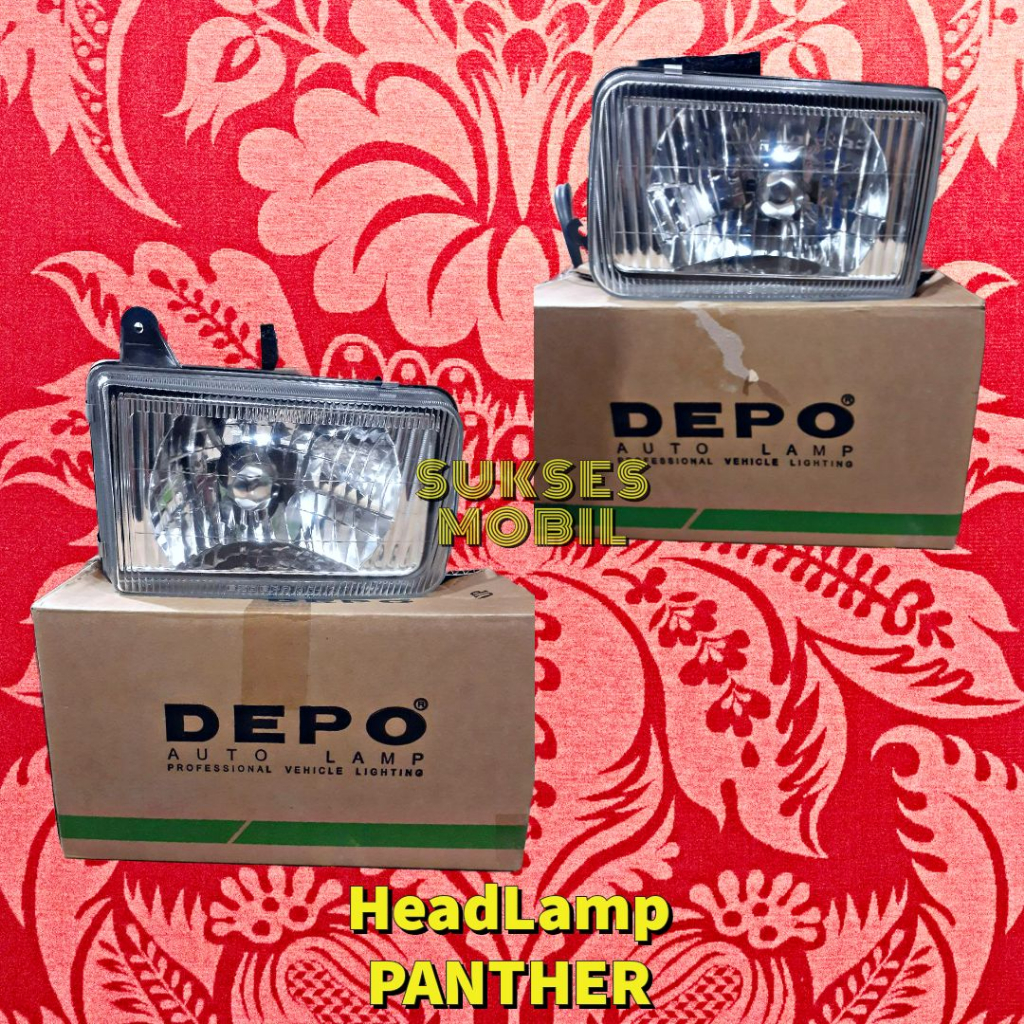 Lampu Besar Depan Utama PANTHER 2,5 Kristal
