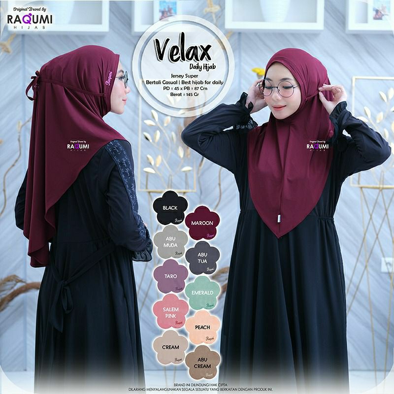 VELAX DAILY HIJAB ORI RAQUMI HIJAB