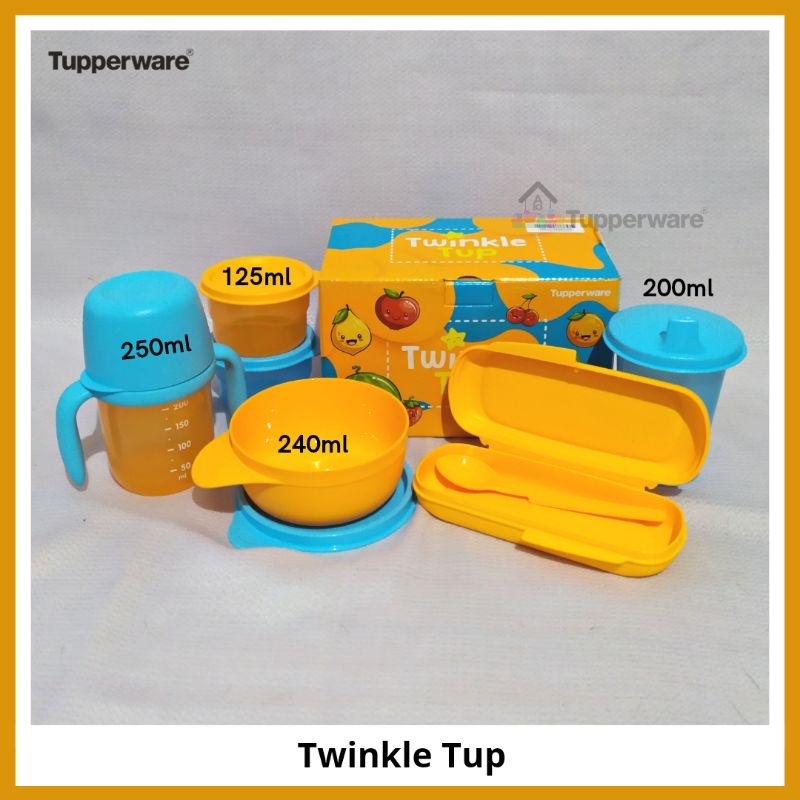 Twinkle Tup - Set Alat Makan Bayi Tupperware