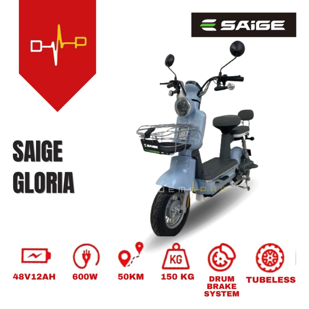 SEPEDA LISTRIK SAIGE GRORIA MURAH MERIAH