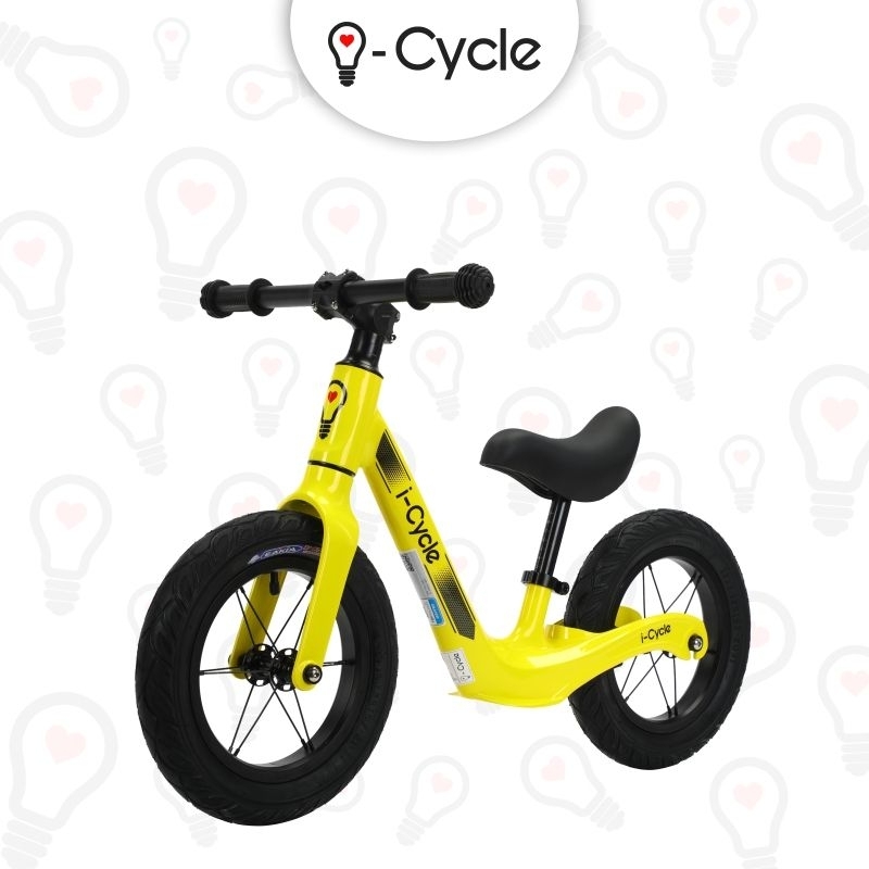 Sepeda Balance bike push bike ICYCLE Stingray Kuning