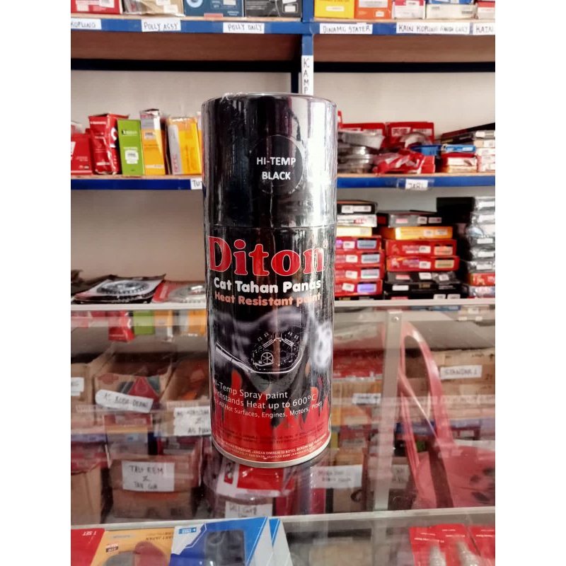 CAT DITON HI-TEMP BLACK/CAT TAHAN PANAS