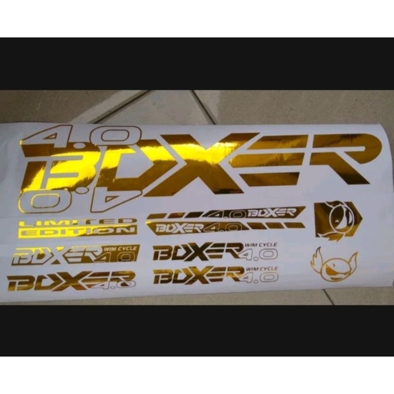 sticker cutting frame sepeda MTB wim cycle boxer