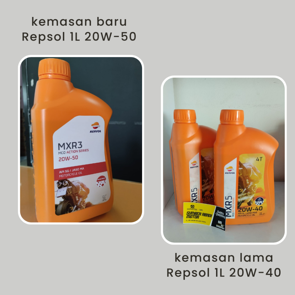 Oli Repsol 1L  20W50 Oli Mesin Motor Repsol