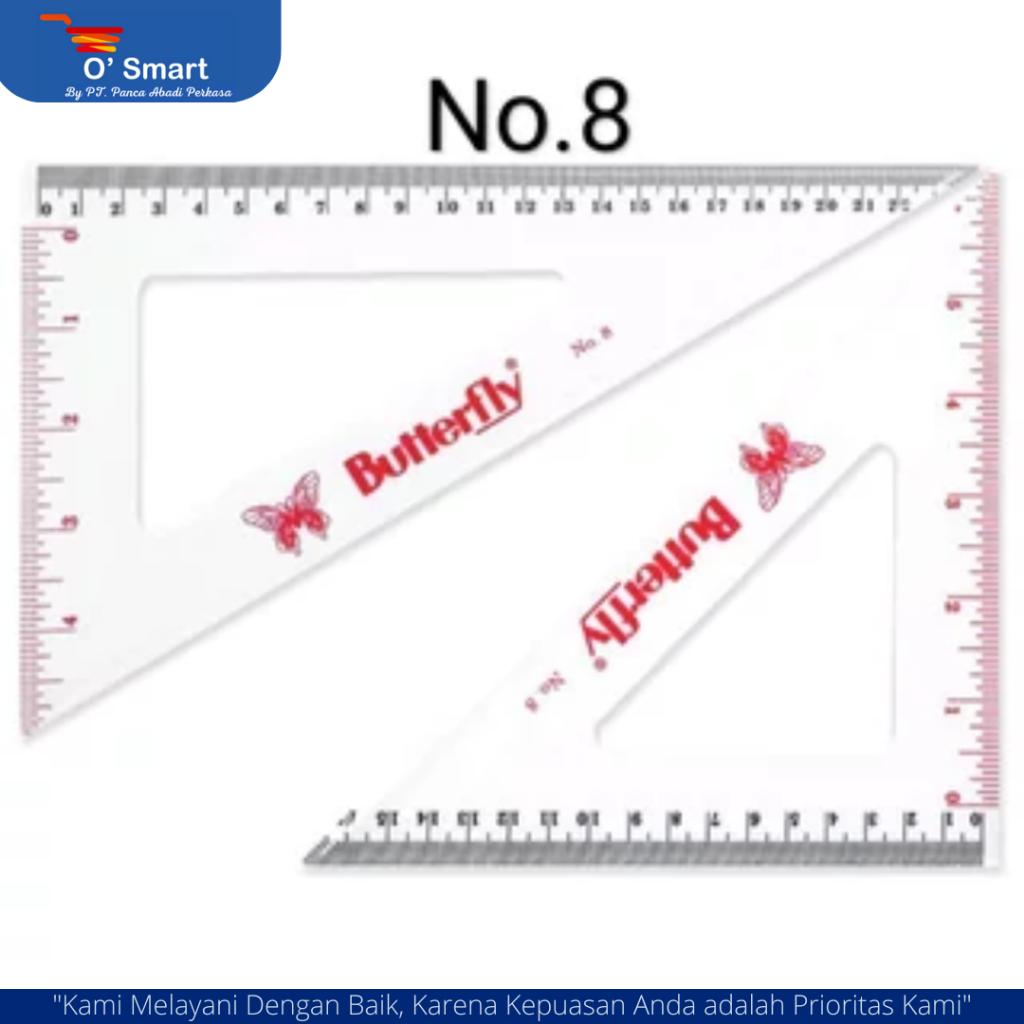 

PENGGARIS SEGITIGA BUTTERFLY