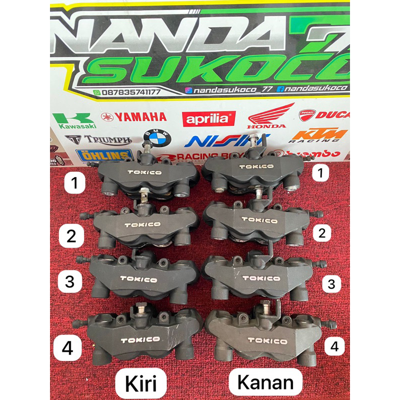 kaliper tokico gsx600