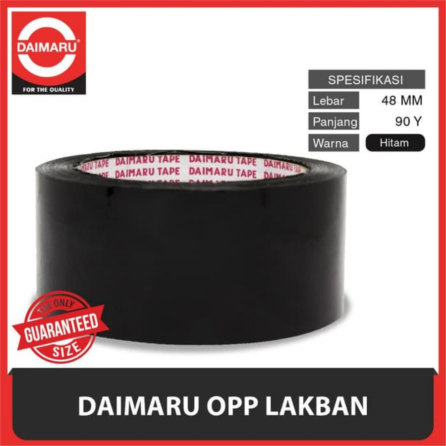 

Lakban Linen / Cloth Tape Daimaru 2" Hitam
