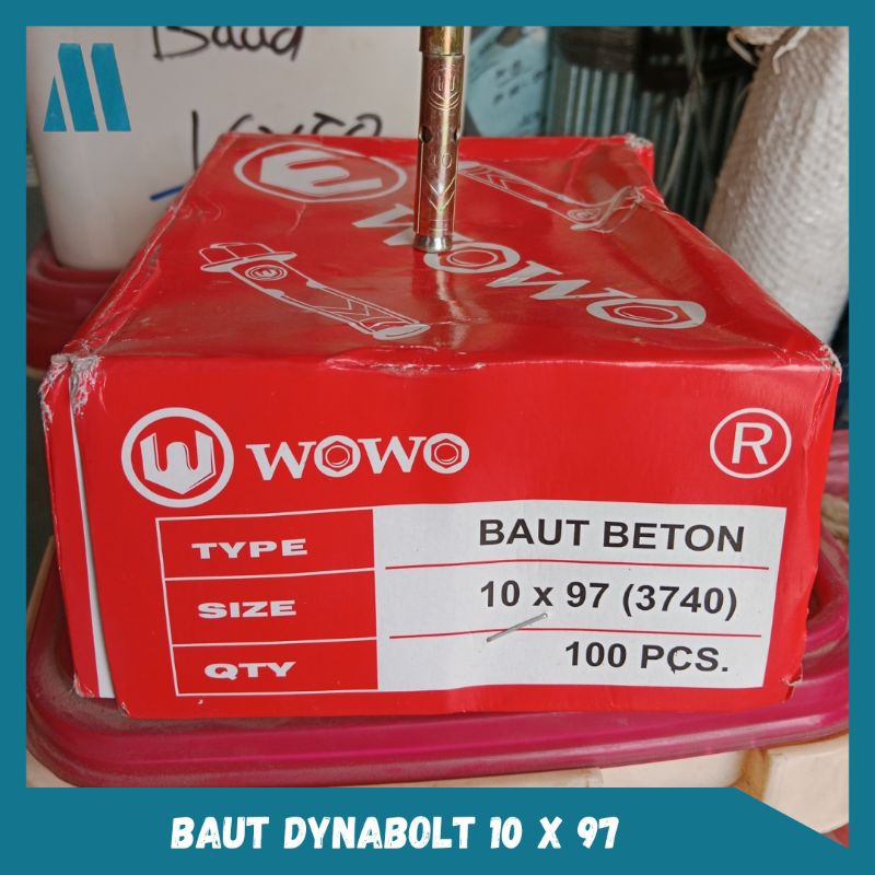 Baut Dynabolt 10 x 97