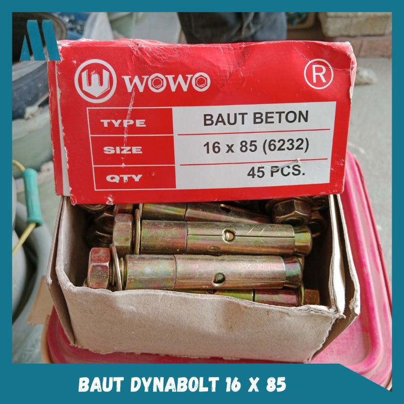 Baut Dynabolt 16 x 85