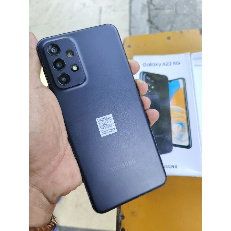 samsung a23 5g 6/128 second lengkap mulus