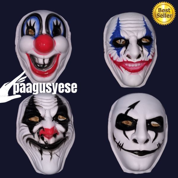 9.9 topeng hacker - Topeng Anonymous / Topeng Hacker / Topeng Keren /Topeng Hacker White Version Kua