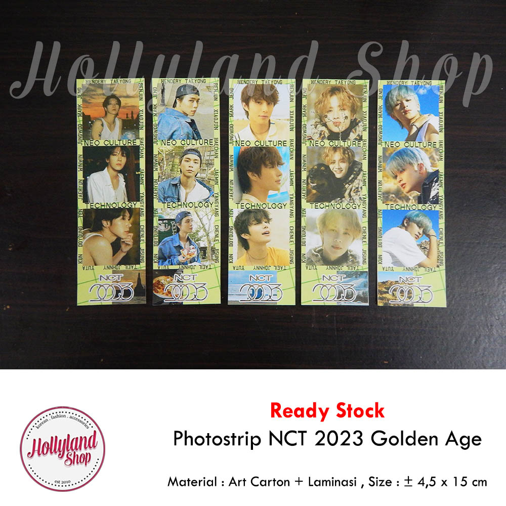 

Photostrip Bookmark NCT 2023 Golden Age (3pcs)