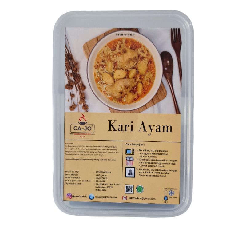 

frozen food kari ayam