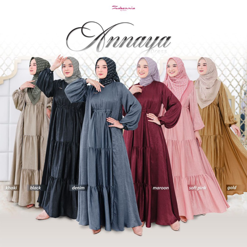 ANNAYA DRESS by. Zabannia