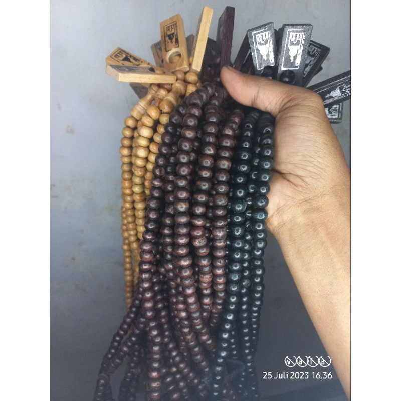 Tasbih kayu 99 butir tasbih souvenir 20pcs