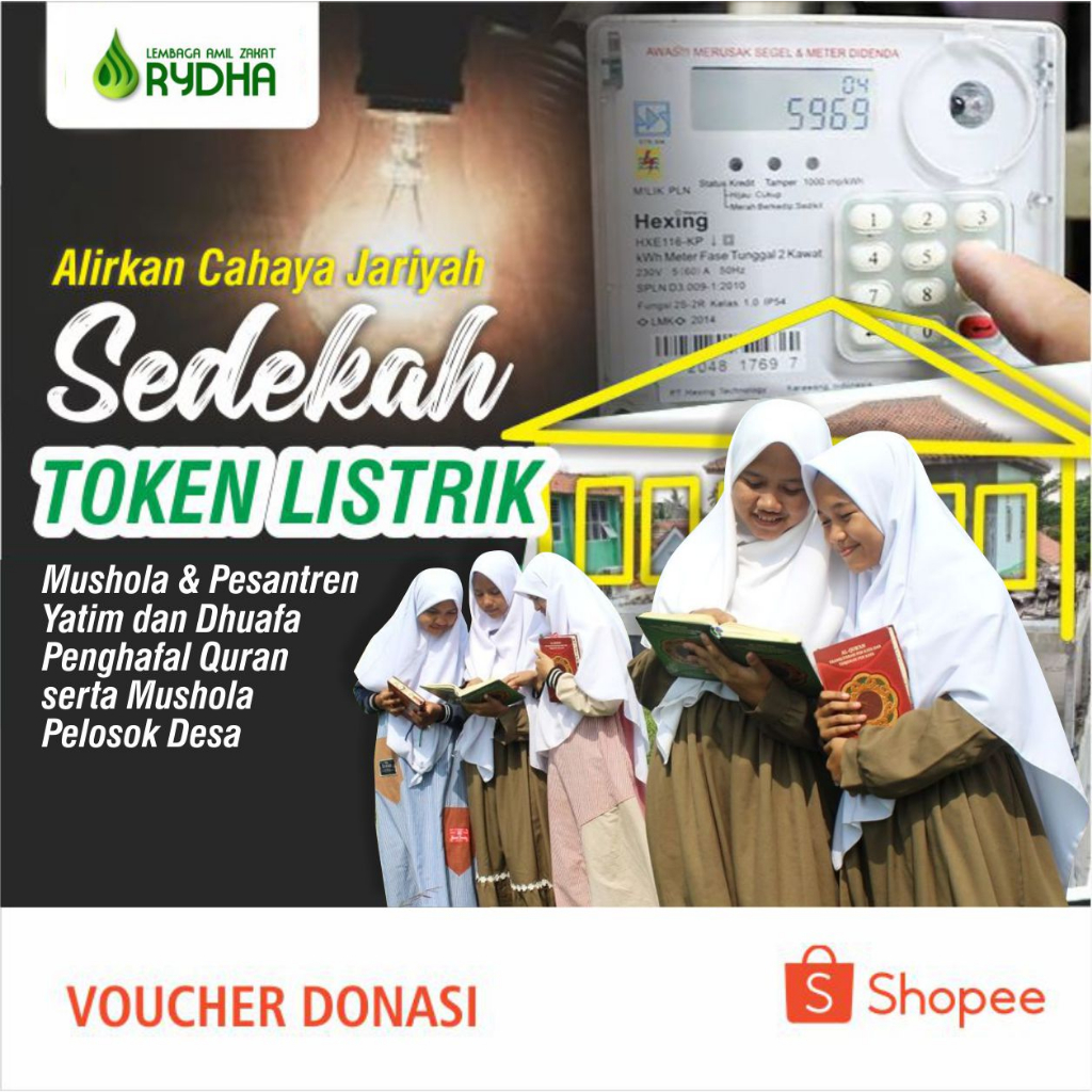 LAZ RYDHA - Token Listrik untuk Mushola Yatim & Dhuafa [5000]