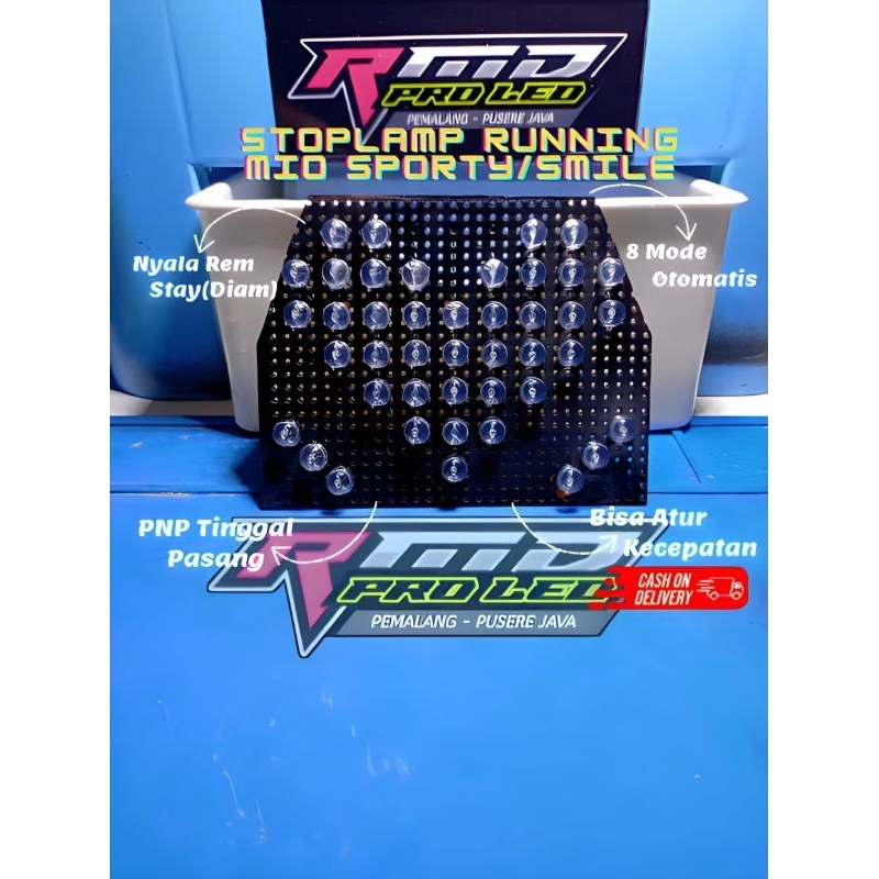 STOPLAMP RUNNING MIO SPORTY/SMILE LOVE ❤️
