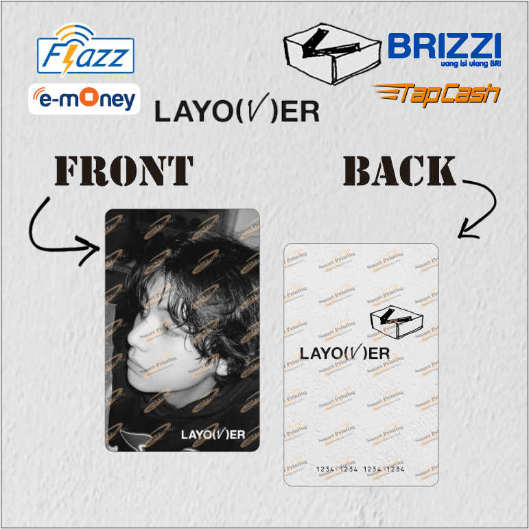 ETOLL EMONEY / FLAZZ BCA GEN2 / BRIZZI / TAPCASH NFC SALDO 0 - TAEHYUNG V LAYOVER