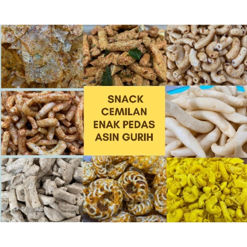 

snack cemilan pilihan Enak,Asin,Bbq,Rasa Daun Jeruk 500GRAM