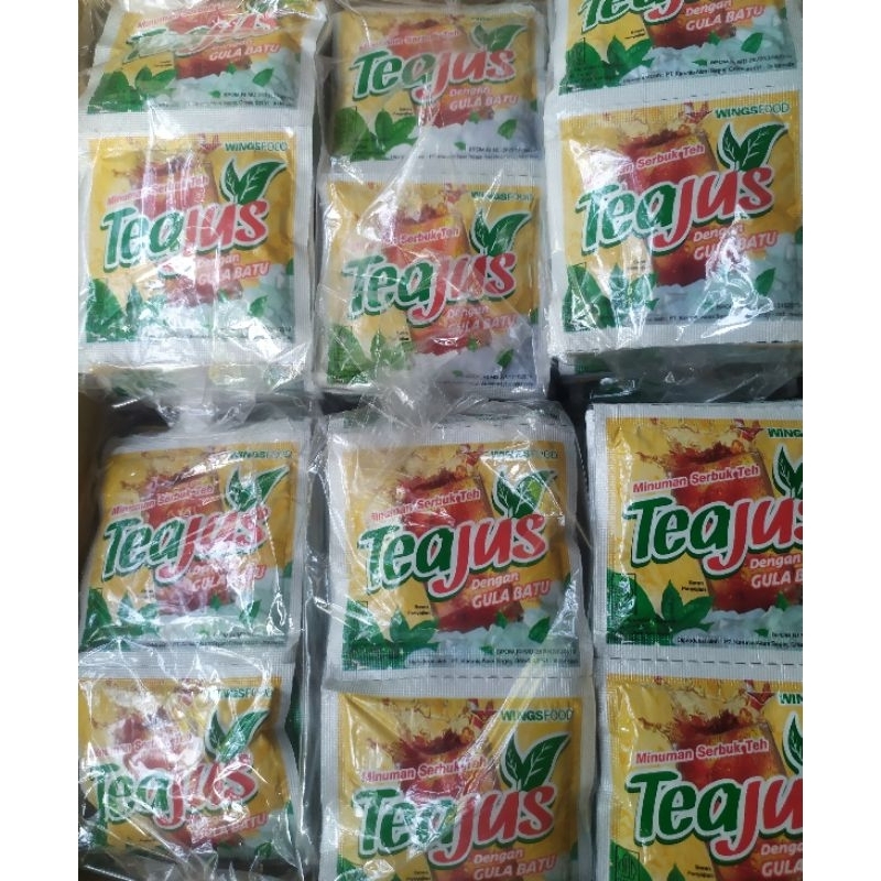 

Tea jus gula batu kemasan pack isi 6 renteng