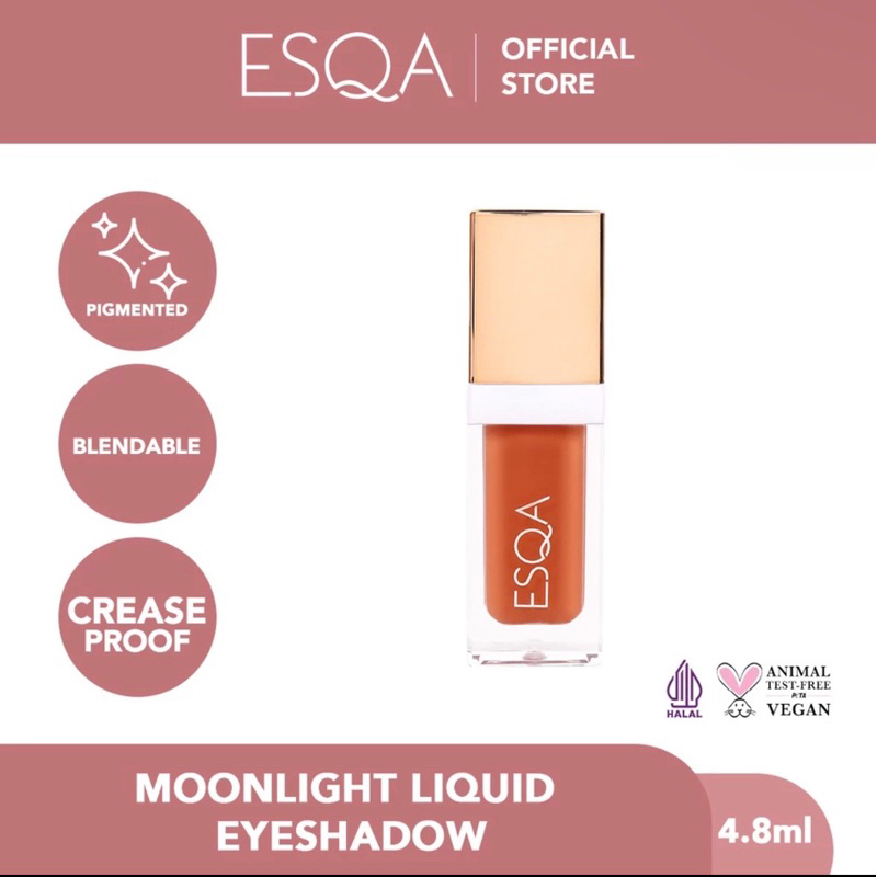 BISA COD) ESQA Moonlight Liquid Eyeshadow - Apollo