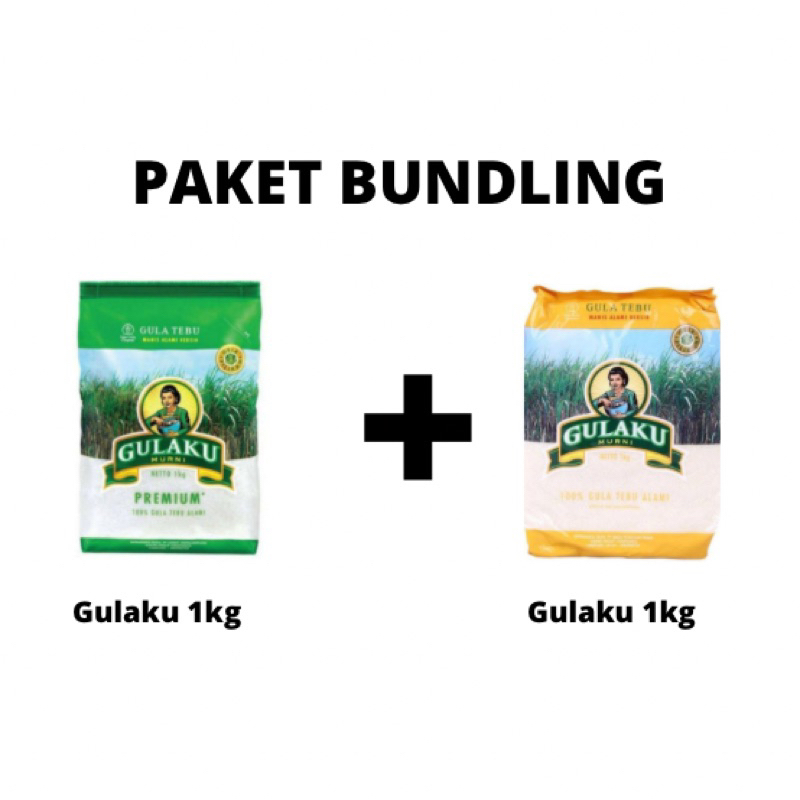 

PAKET BUNDLING GULAKU 1KG x 2 TOTAL 2KG