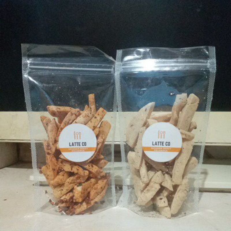 

Basreng daun jeruk pedas dan gurih Latteco