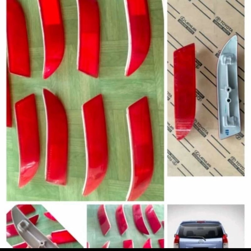 mata kucing reflektor bemper belakang Avanza Xenia original