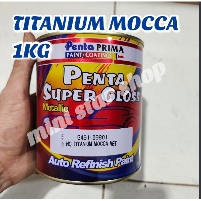 CAT PENTA SUPER GLOSS TITANIUM MOCCA ISI 1 KG CAT DUCO CAT MOBIL MOTOR DLL