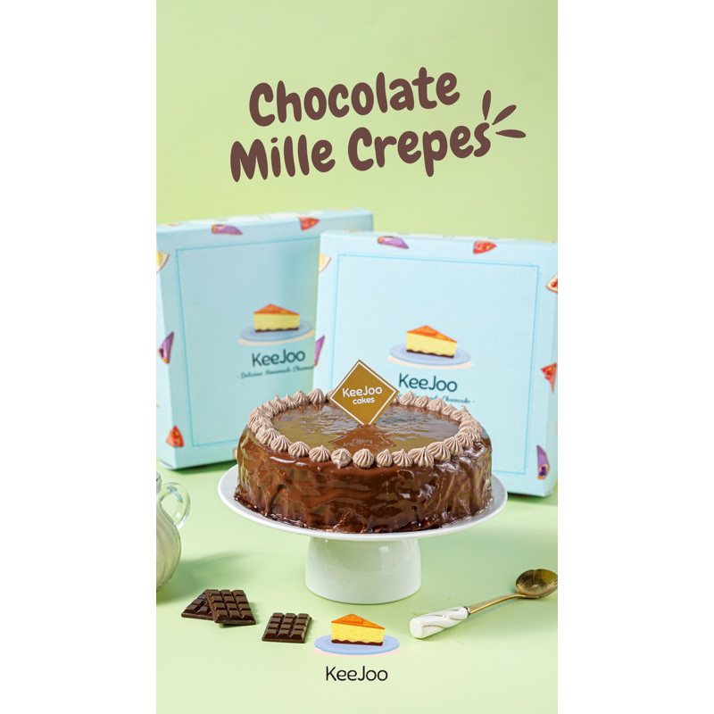 

whole chocolate mille crepes