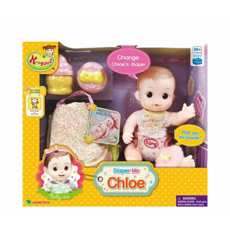 Kongsuni Diapers me chloe doll original mainan boneka