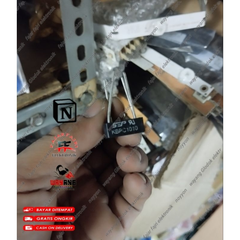 Dioda bridge 10 Ampere dioda 1010 4 kaki diode kiprok 4 pin meja