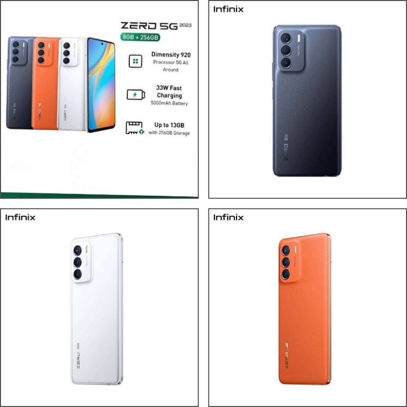 Infinix Zero 5G 2023 8GB 256GB Dimensity 920 5G