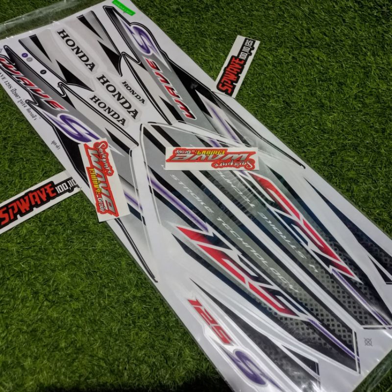 Striping Wave 125 Bahan Kodak Paper Original Thailand Wave 125 Supra 125