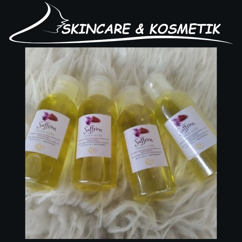 TONER ACNE SAFFRON / TONER  JERAWAT whith LEMON 60ml