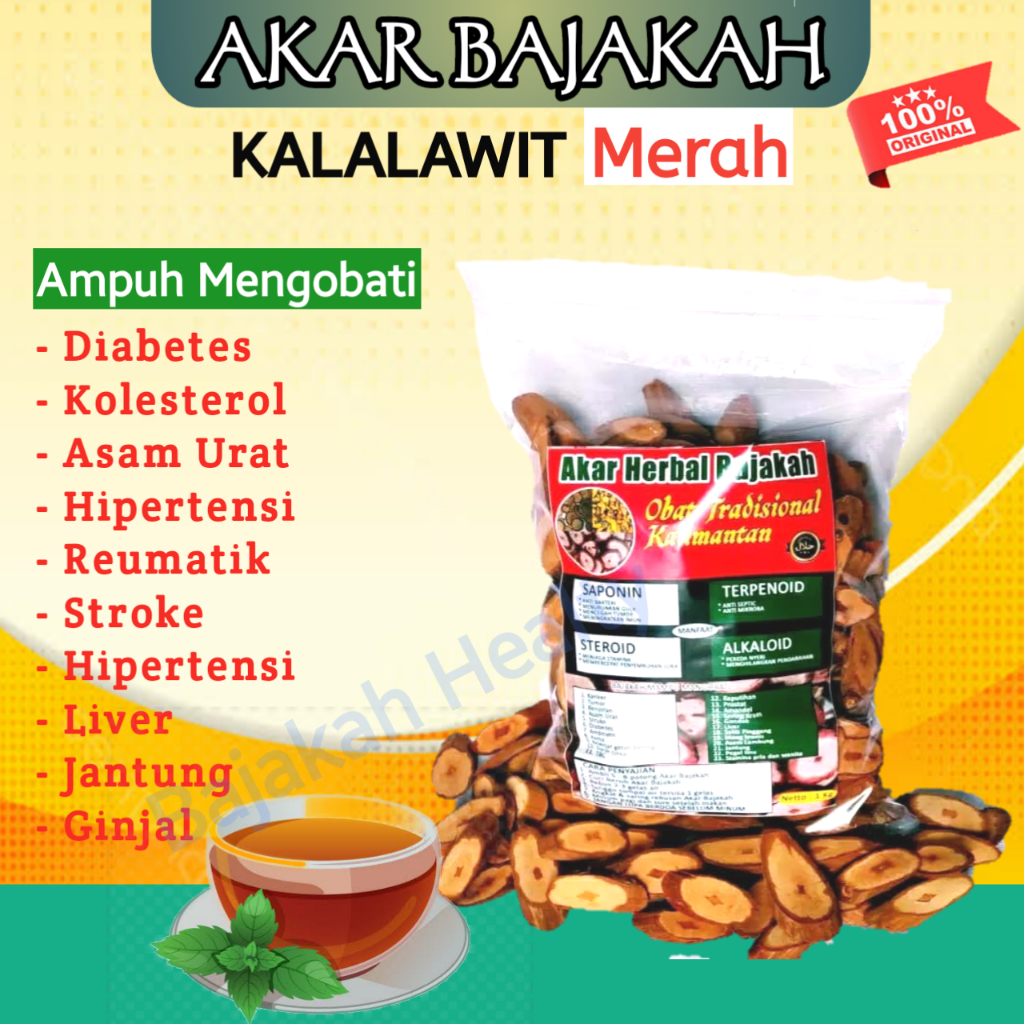 

Akar Bajakah Kalalawit Merah Premium Obat Diabetes Kolesterol Asam Urat Stroke Asli Kalimantan