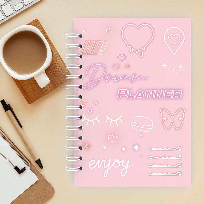 

BUKU PLANNER HARIAN LUCU ESTETIK | DREAM PLANNER TO DO PLANNER